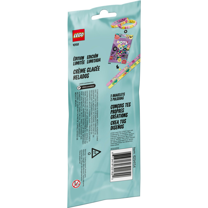 LEGO DOTS Ice Cream Besties Bracelets 41910 Brand New /& Sealed