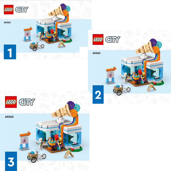 Lego Ice-Cream Shop Set 60363 Instructions | Brick Owl - Lego Marketplace