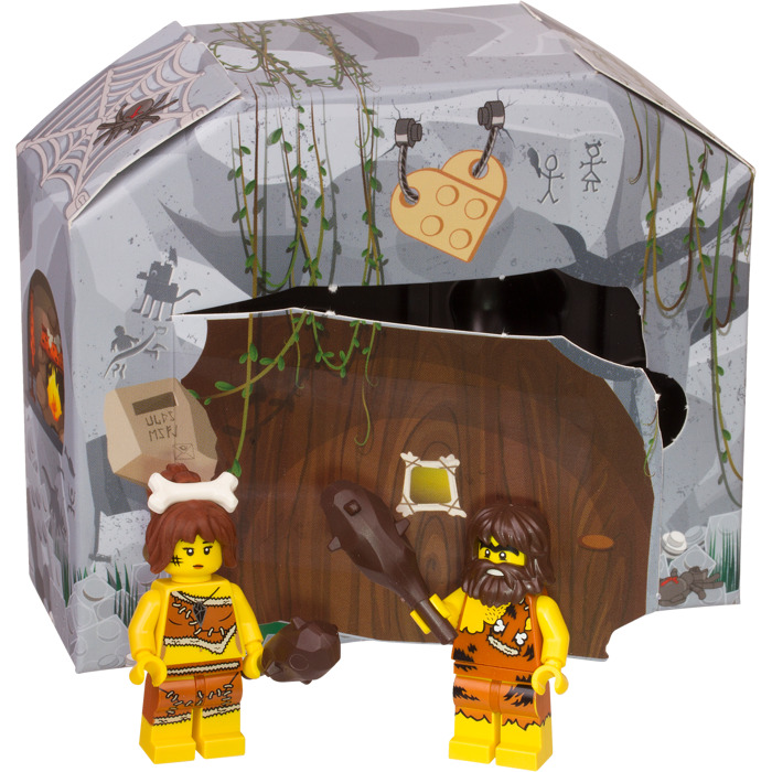 Lego ICONIC CAVE Set 5004936 Caveman & Cavewoman Minifigure Man Woman NEW SEALED 