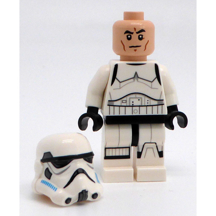Stormtrooper printed legs azure helmet star wars REAL Lego Minifigure 