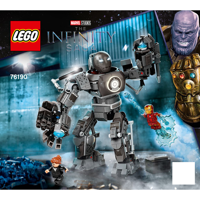 LEGO Iron Man: Iron Monger Mayhem Set 76190 Instructions Set | Brick ...