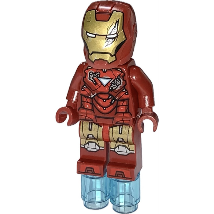 LEGO Iron Man Mark 6 Armour with Battle Damage and Foot Repulsors ...