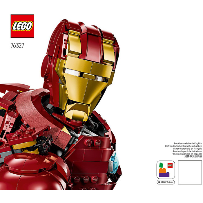 LEGO Iron Man MK4 Bust Set 76327 Instructions | Brick Owl