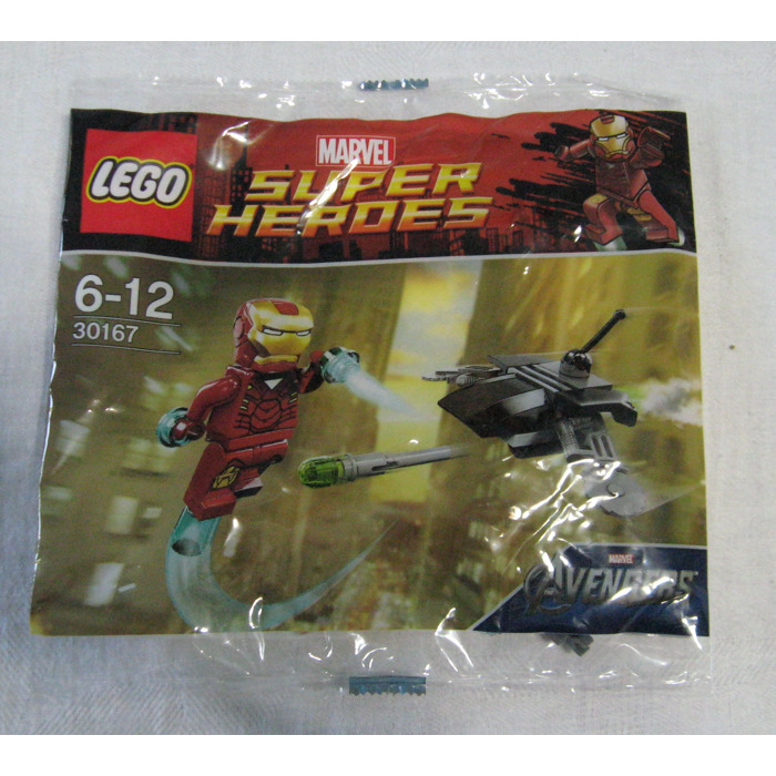 LEGO Marvel Superheroes New & Sealed Rare Iron Man vs Fighting Drone 30167