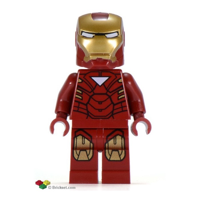 LEGO Iron Man with Triangle on Chest Minifigure Brick Owl LEGO