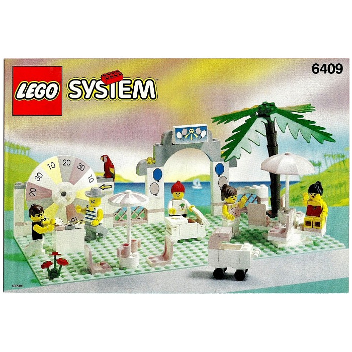 Tree Palm Leaf LEGO 1 Green Plant Part 2518 Set 6292 6270 Large 10x6 Studs