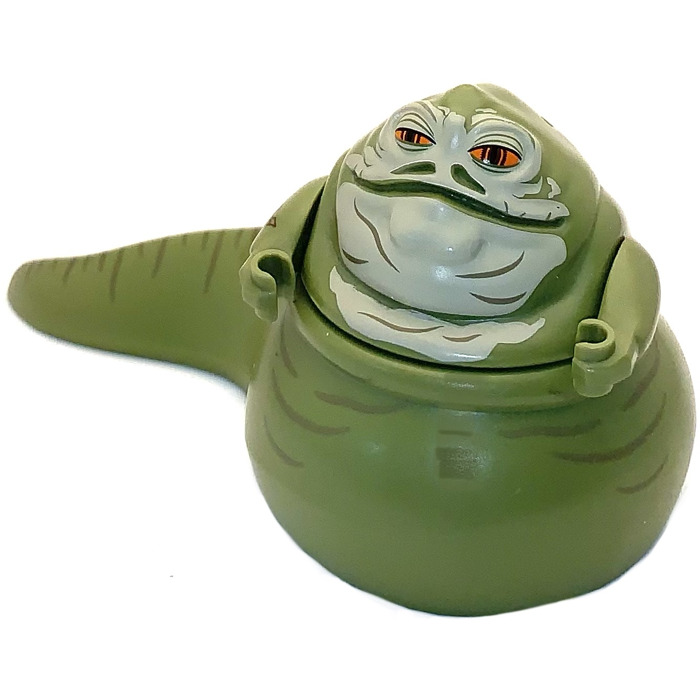 LEGO Jabba the Hutt - Tan Face/Olive Body (complete assembly ...