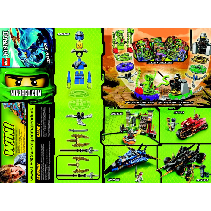 LEGO Jay ZX Set 9553 Instructions