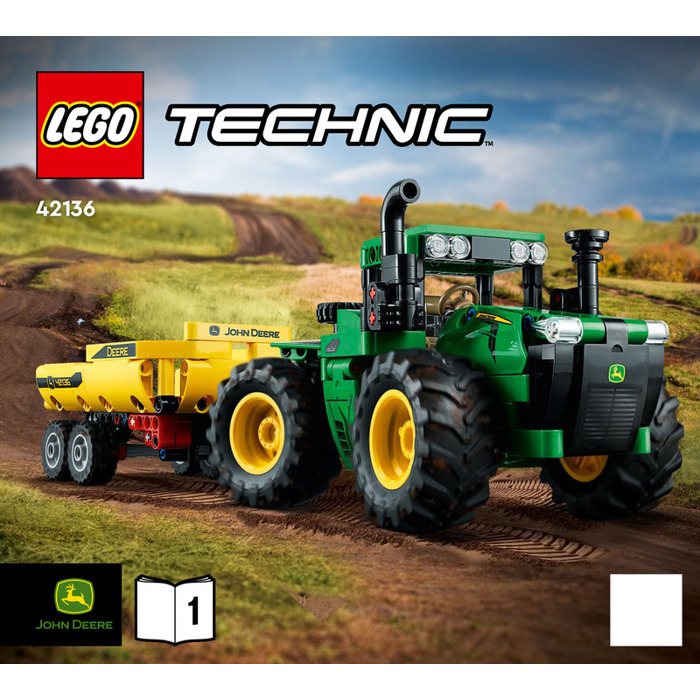Lego Technic John Deere 9620R 4WD Tractor 42136. 
