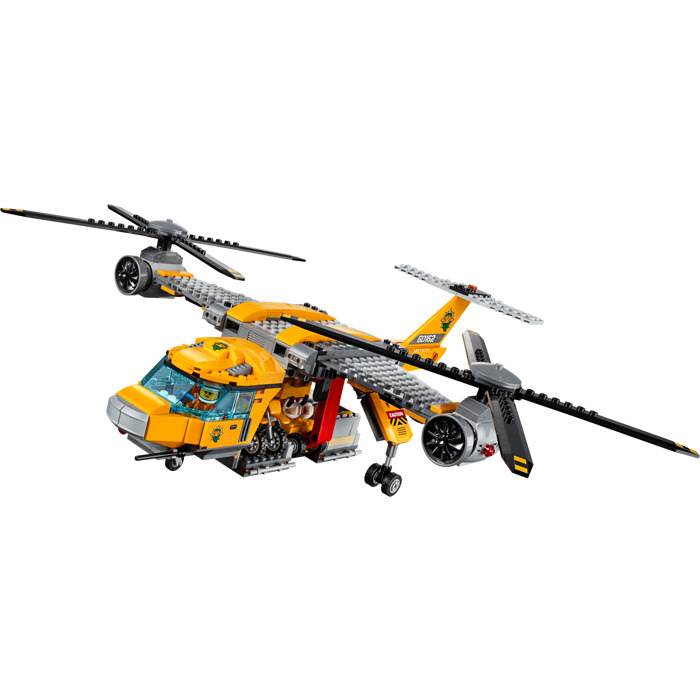 lego helicopter jungle