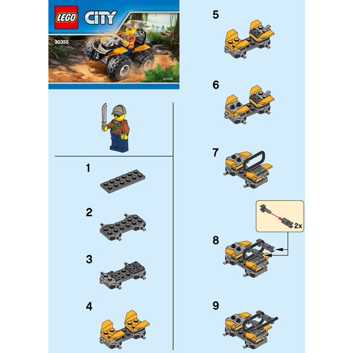 eksotisk Ødelægge Vittig LEGO Jungle ATV Set 30355 Instructions | Brick Owl - LEGO Marketplace