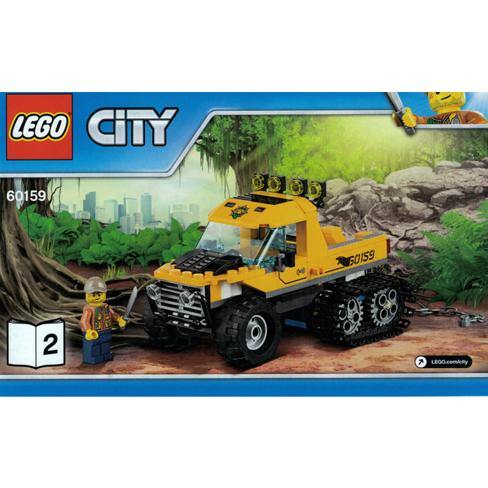 LEGO Jungle Halftrack Mission Set 60159 Instructions Set | Brick Owl ...