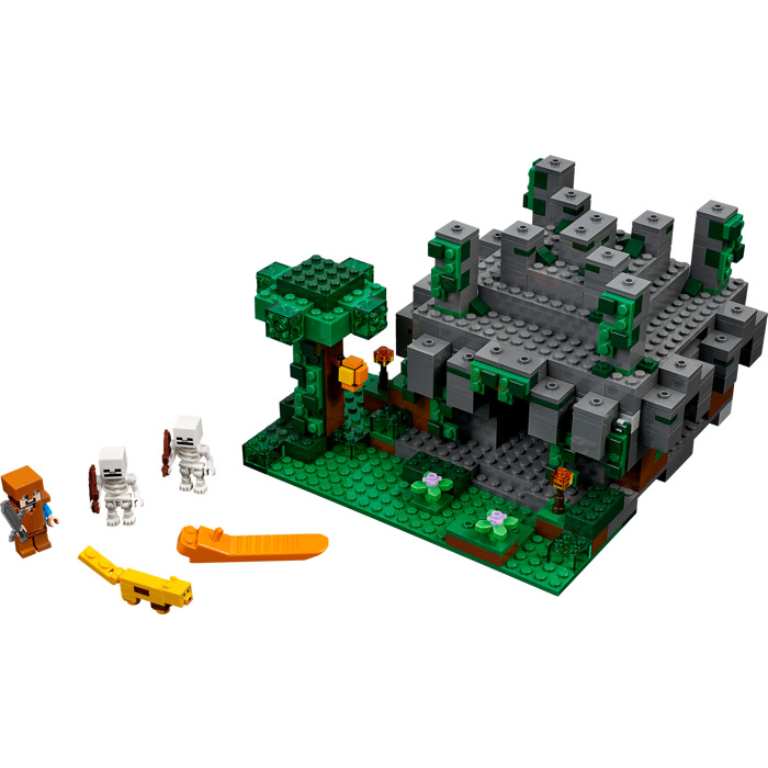 lego minecraft the jungle temple
