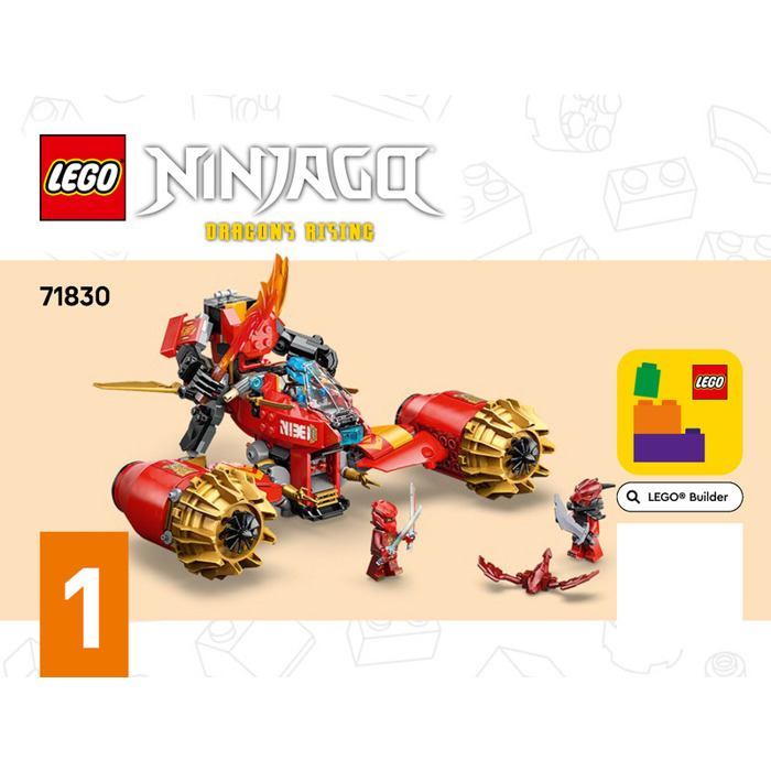 LEGO Kai's Mech Storm Rider Set 71830 Instructions | Brick Owl - LEGO ...