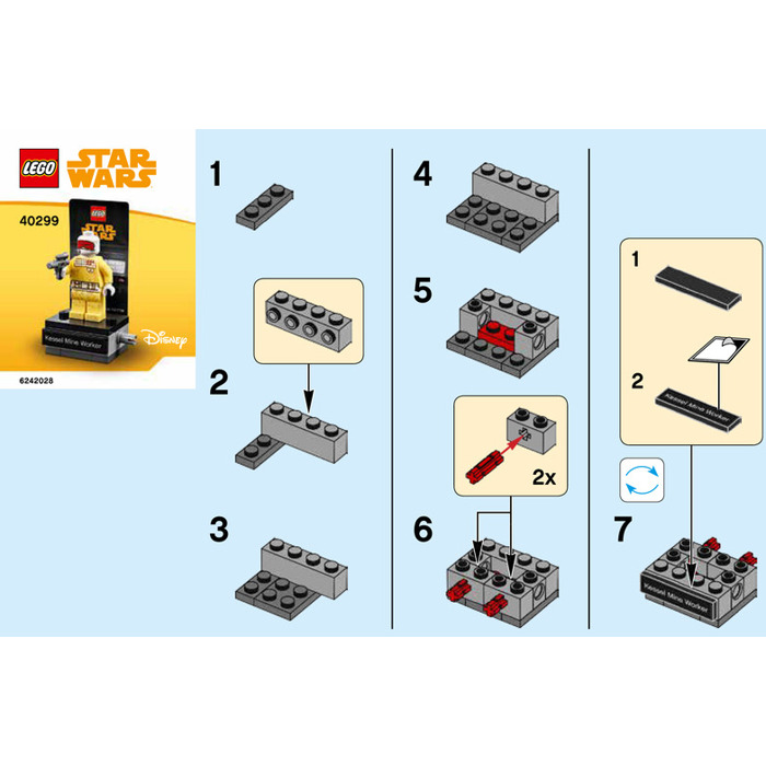 Kessel Mine Worker Set 40299 Instructions | Brick Owl - LEGO Marketplace