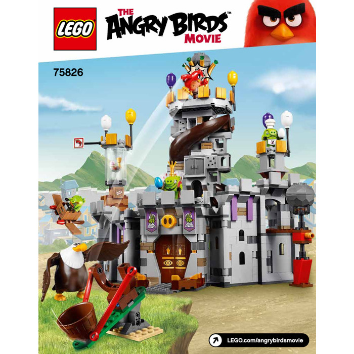 lego angry birds king pig's castle