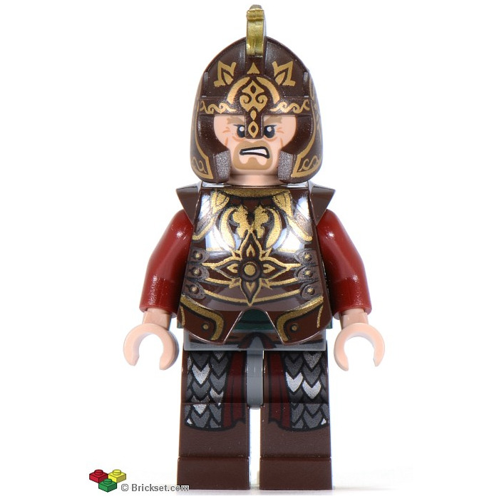 Lego King Theoden Minifigure CUSTOM for Lord of the Rings NEW cus106 