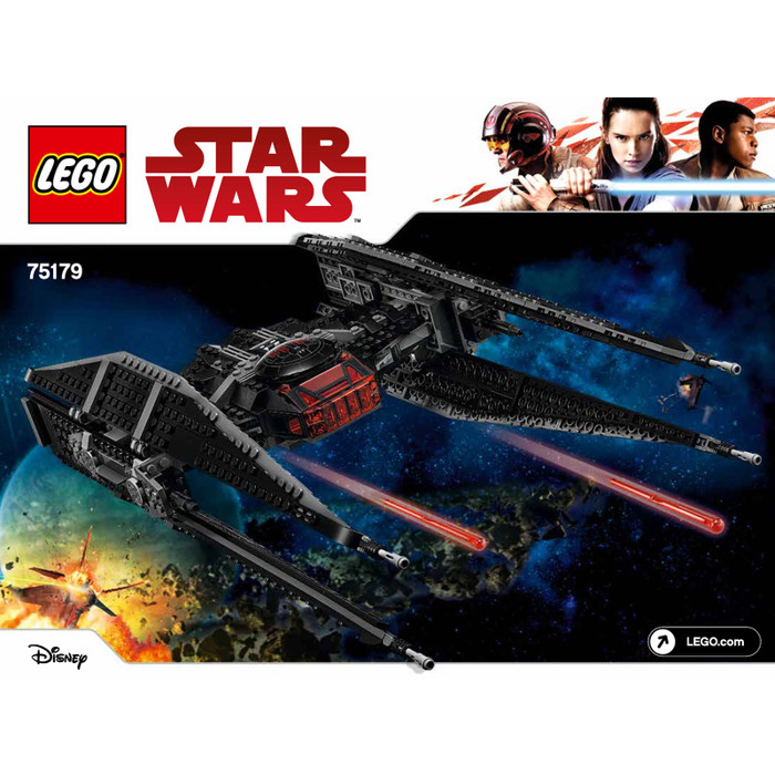 LEGO Kylo Ren's TIE Fighter Set 75179 Instructions | Brick Owl - LEGO