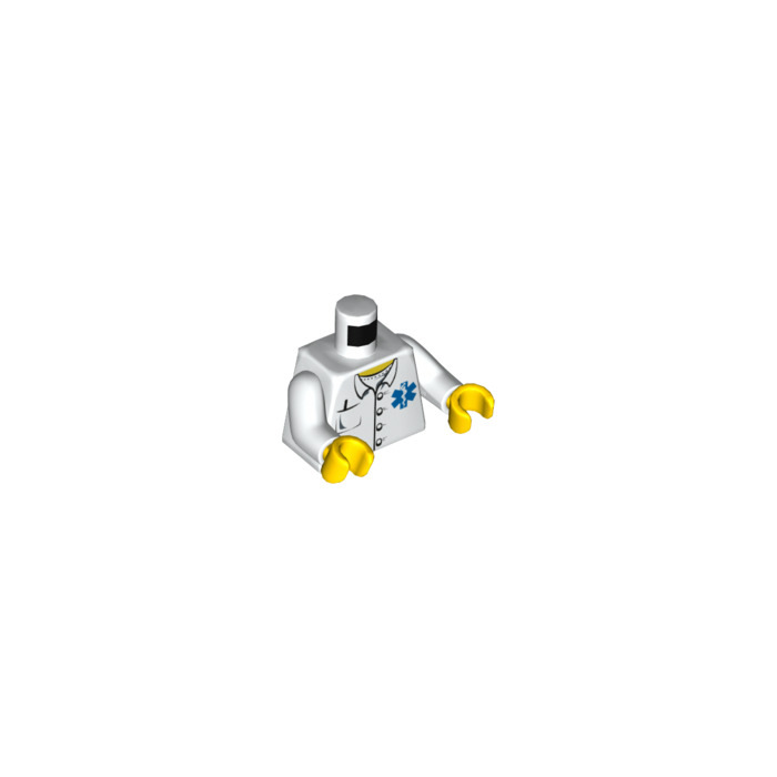 LEGO Lab Coat Torso with Medical Logo (76382) Brick Owl LEGO