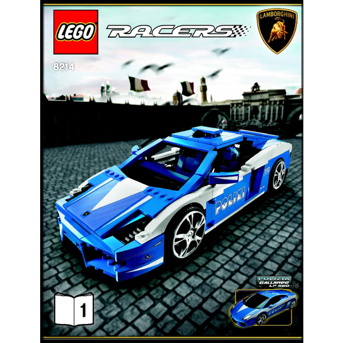 LEGO Lamborghini Polizia Set 8214 Instructions | Brick Owl - LEGO ...