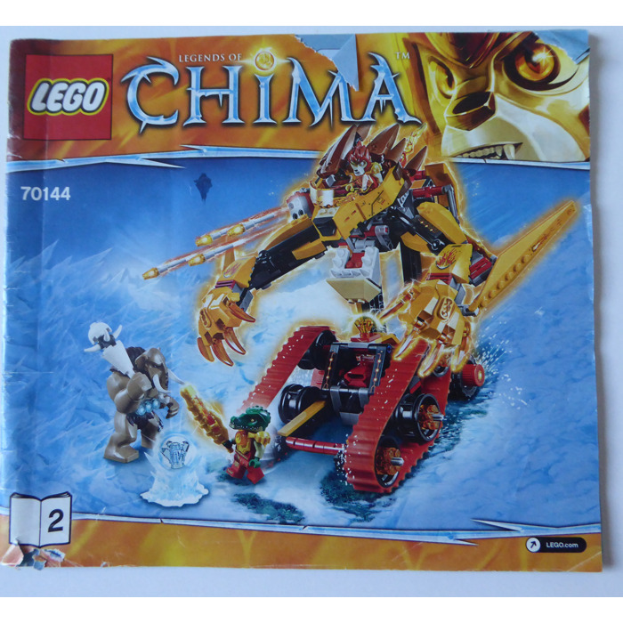 LEGO Chima Laval's Fire Lion remplacement Feuille Autocollant pour set # 70144 NEUF * 