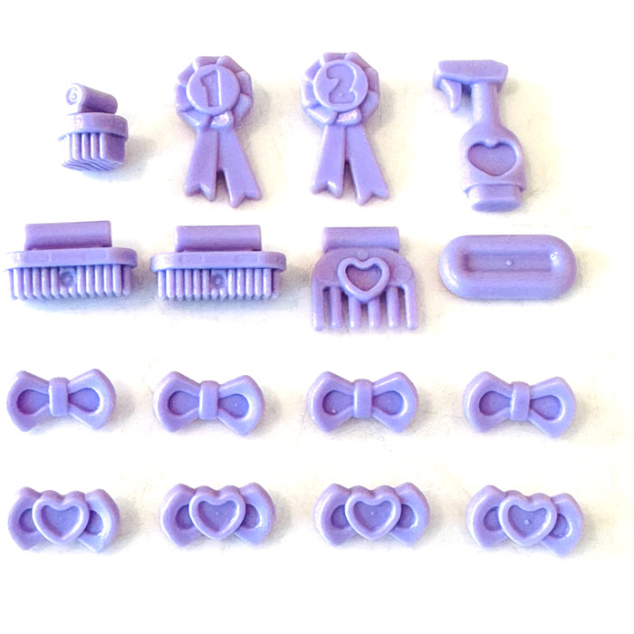 リィエル＝アモルタ　パーツセット LEGO Lavender Animal Grooming Accessories (92355 / 96392) | Brick