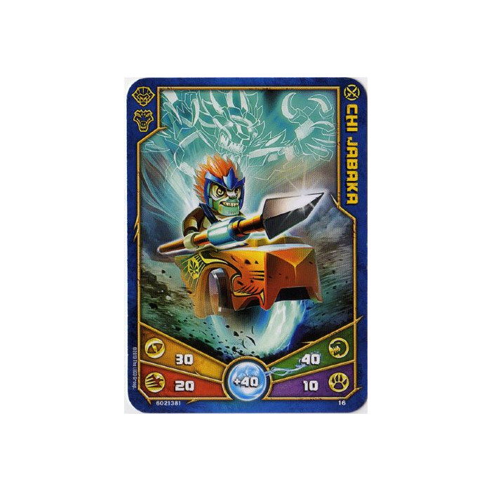 LEGO Legends of Chima Game Card 016 CHI JABAKA (12717) | Brick Owl