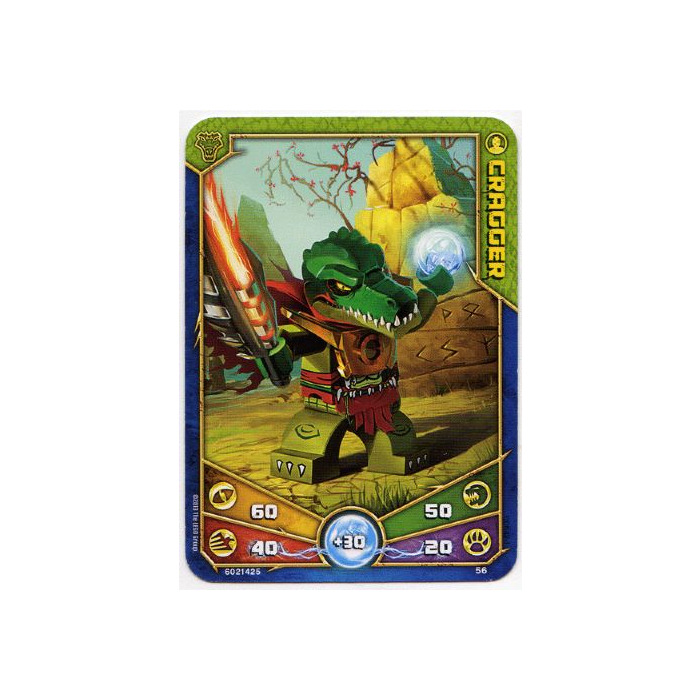 LEGO Legends of Chima Game Card 056 CRAGGER 12717