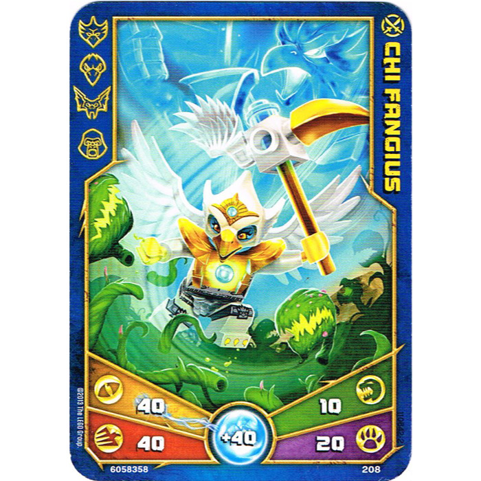 LEGO Legends of Chima Game Card 208 CHI FANGIUS | Brick Owl