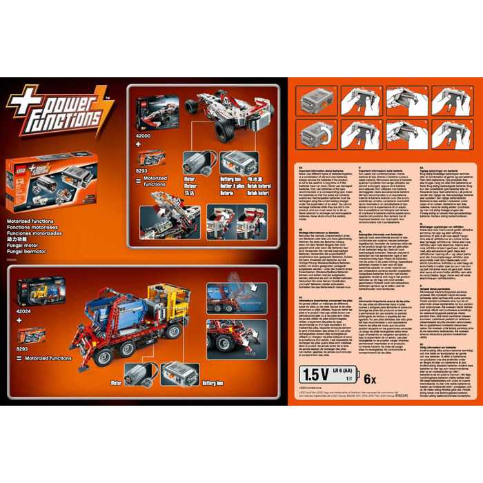 LEGO Power Functions Motor 8293 Instructions | Brick Owl - LEGO