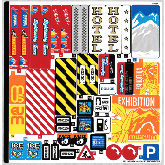 LEGO LEGO Sticker for 60200 (39210) | Owl - LEGO Marketplace