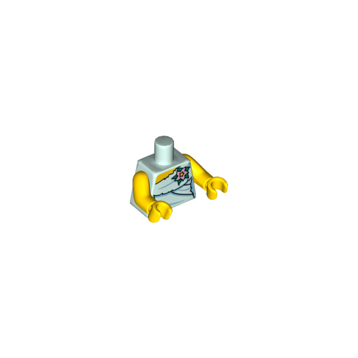 LEGO Light Aqua Fairy Torso (88585) Comes In | Brick Owl - LEGO Marketplace