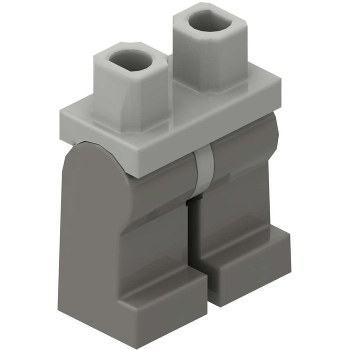 LEGO Light Gray Minifigure Hips with Dark Gray Legs (3815 / 73200 ...