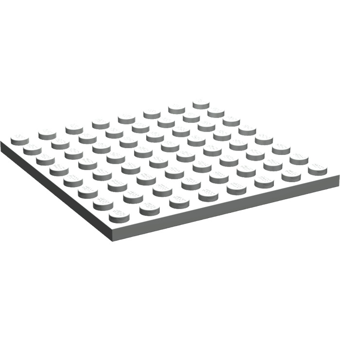 1 x Große LEGO® 41539 City Bau-Platte 8 x 8 in schwarz beidseitig bebaubar 