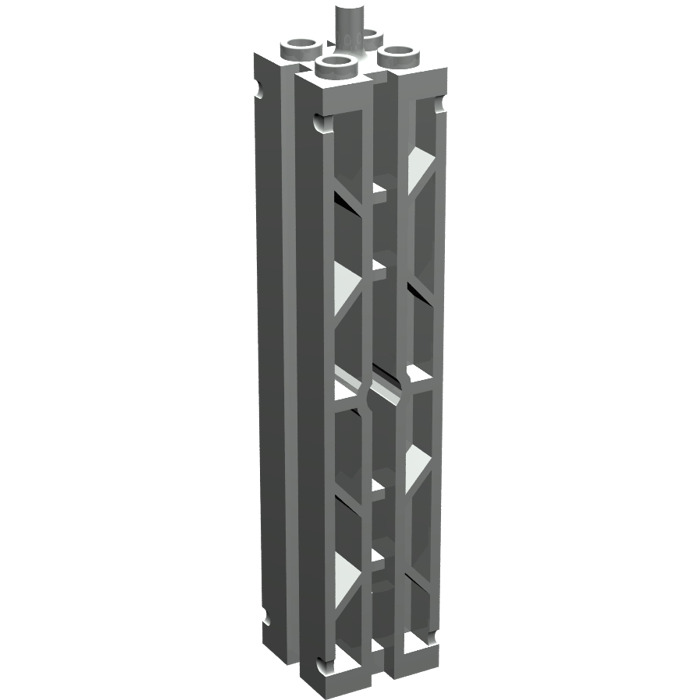 LEGO 30646a Support 2x2x8 With Grooves & Top Peg Lattice On 2 Sides 