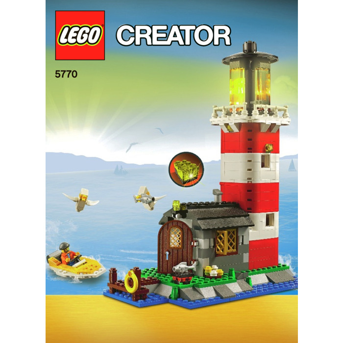 Lego® BAUANLEITUNG Creator 5770 LEUCHTTURM NEU BA Anleitungen Lighthouse Island 