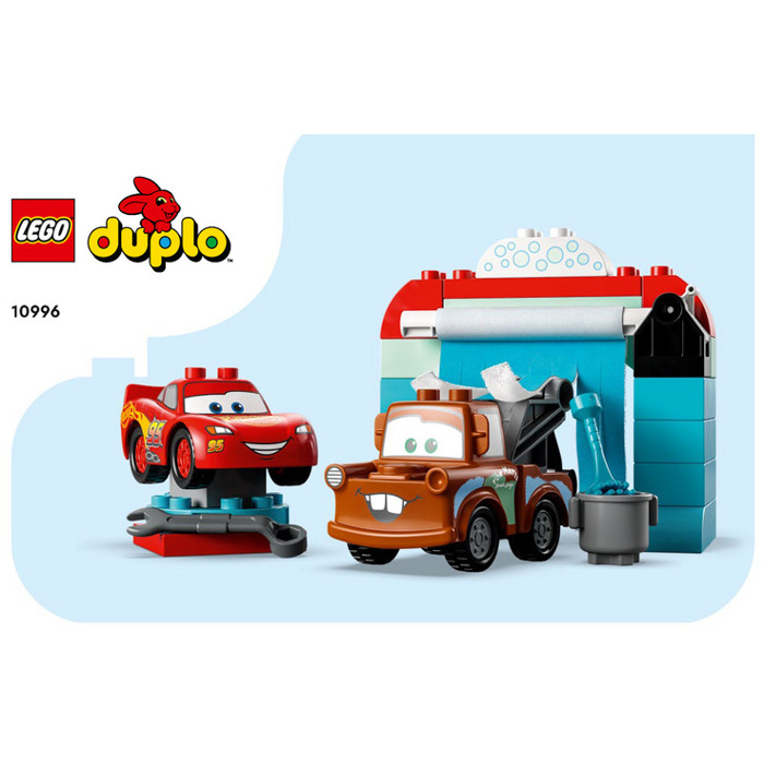 LEGO Lightning McQueen Mater's Car Wash Fun Set 10996