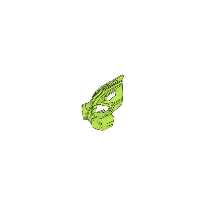 LEGO Lime Bionicle Miru Nuva Mask (Adaptive Armor Narrow) (60911 ...