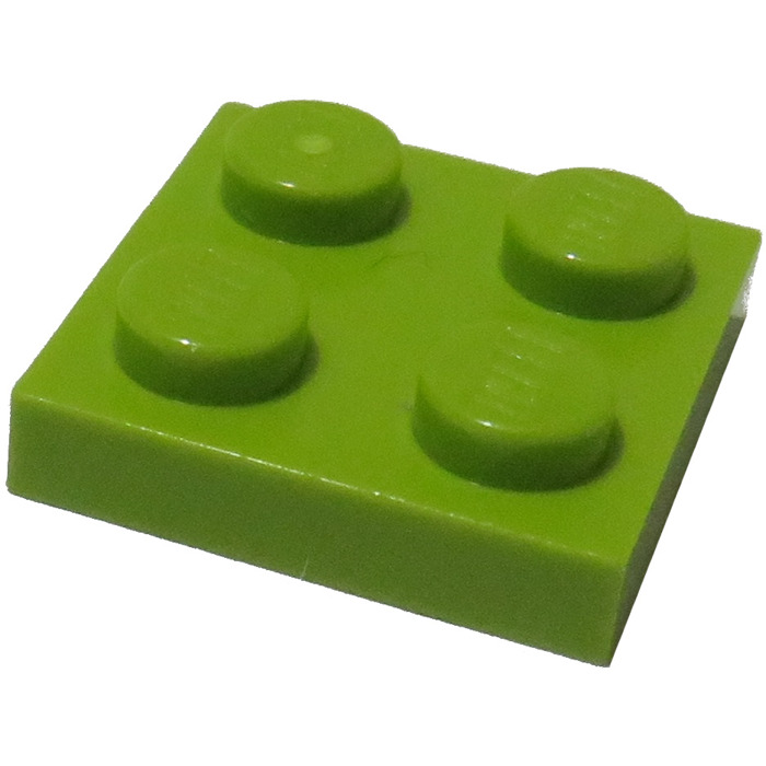 20 x neu hell-blaugrau LEGO Platte 2 x 2 3022
