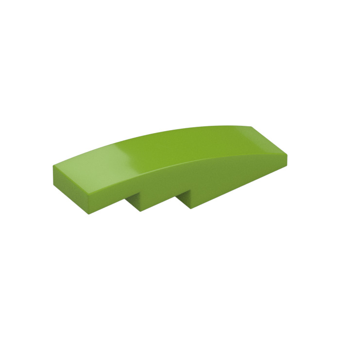 LEGO Lime Slope 1 x 4 Curved (11153 / 61678) | Brick Owl