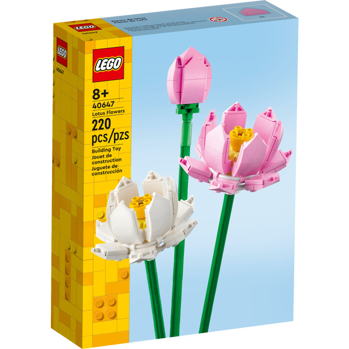 LEGO Lotus Flowers Set 40647 Packaging | Brick Owl - LEGO Marketplace