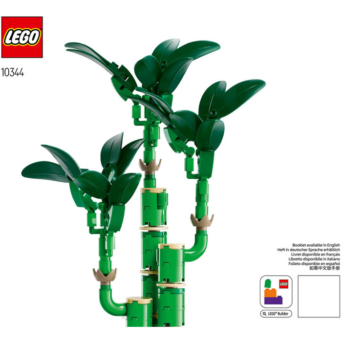 LEGO Lucky Bamboo Set 10344 Instructions | Brick Owl