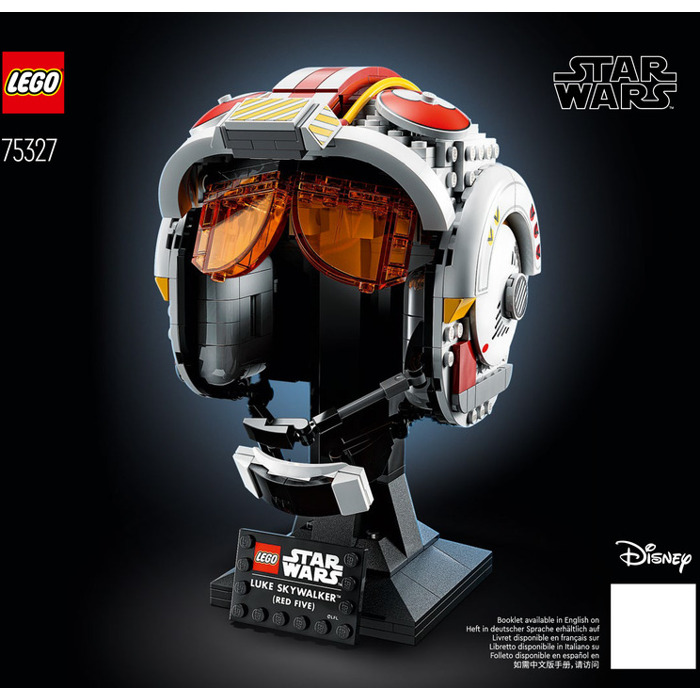 LEGO Luke Skywalker (Red Five) Helmet Set 75327 Instructions Set ...