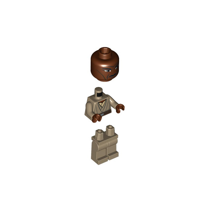 LEGO Mace Windu, Clone Wars with Large Eyes Minifigure Brick Owl