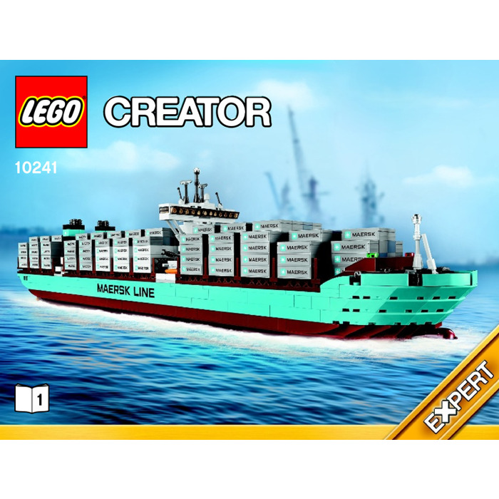 lego maersk container ship 10241