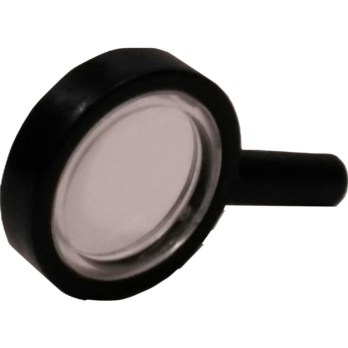 Lego 2x Minifig utensil loupe magnifying glass lens noir/black 10830c01 NEUF 