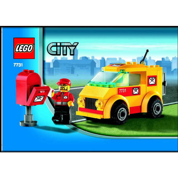 Blive gift jord fordomme LEGO Mail Van Set 7731 Instructions | Brick Owl - LEGO Marketplace