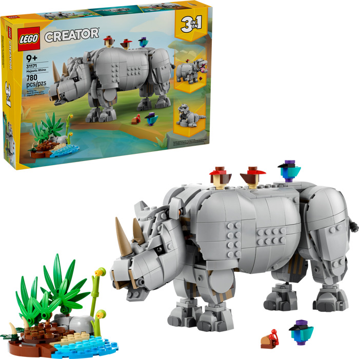 LEGO Majestic Rhino Set 31171 | Brick Owl - LEGO Marketplace