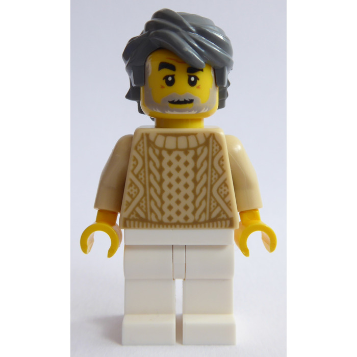 Torso Knit Sweater Tan NEUF NEW 1 x LEGO 76382 Minifigure Torse Pull Tricot 