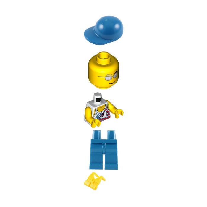 surfer lego minifigure